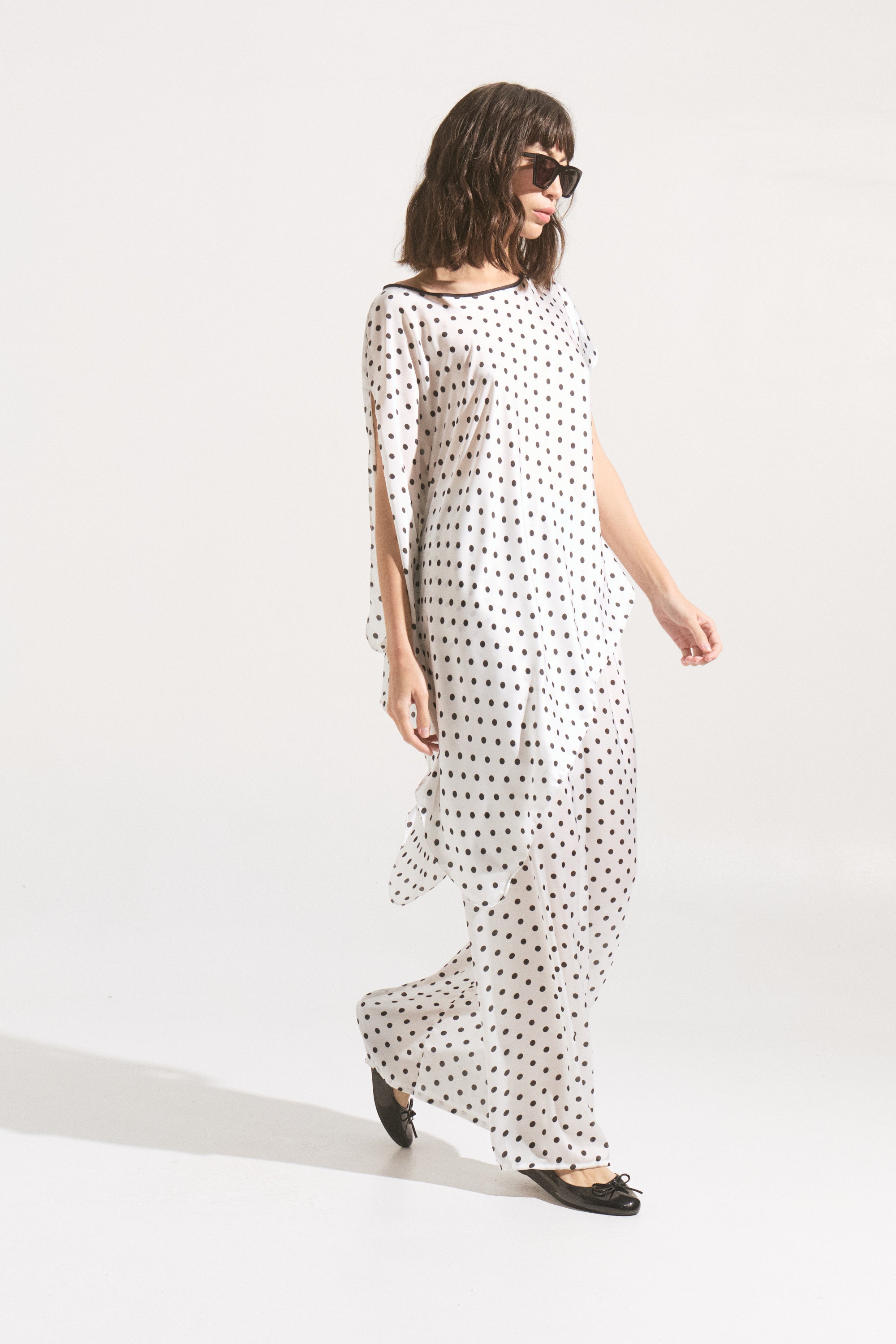 Conjunto Seda Polka Dots