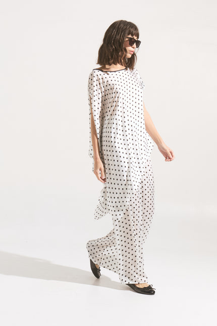 Conjunto Seda Polka Dots