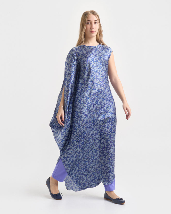 Túnica de Seda Natural Estampada – Estrella de Mar