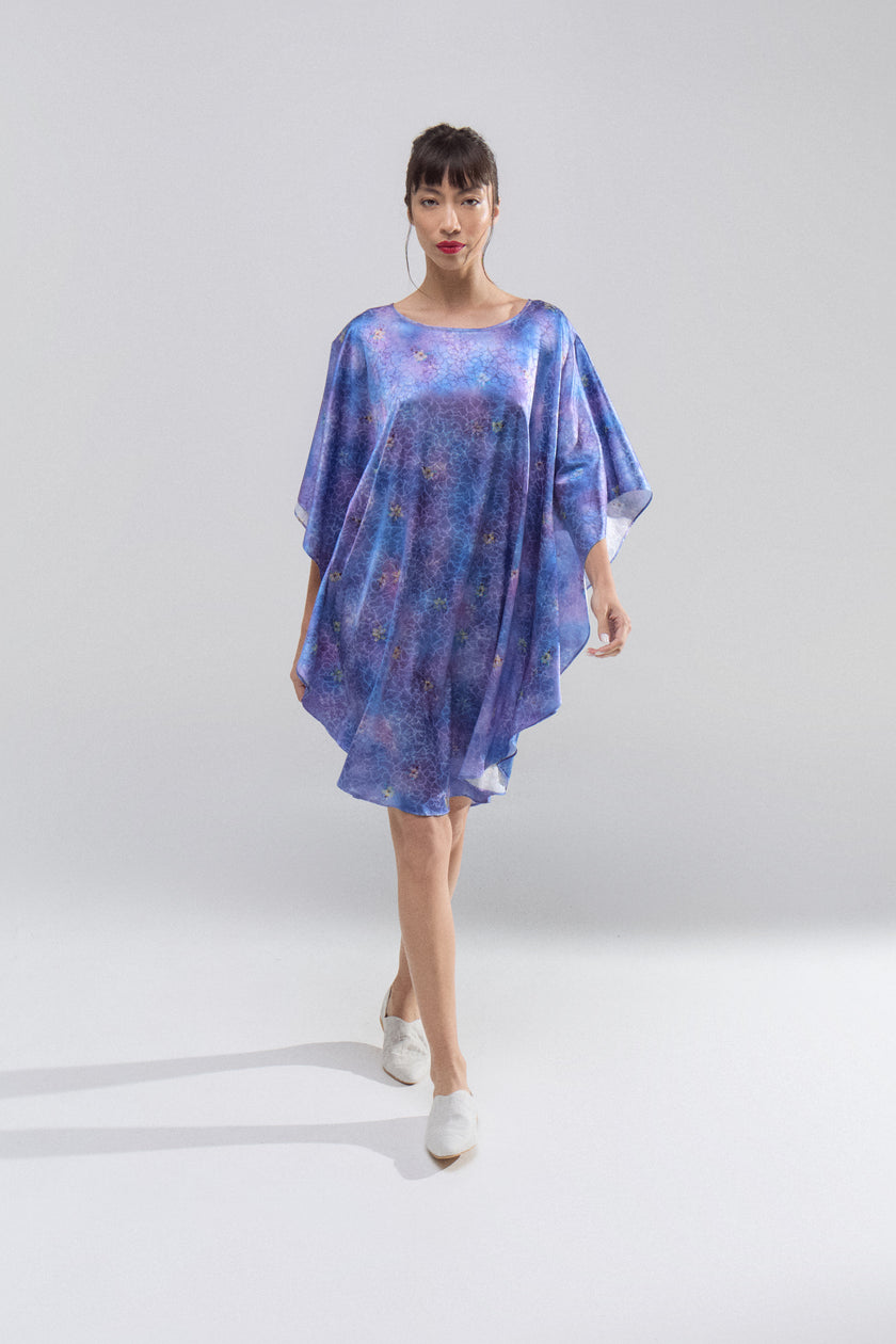 Túnica Seda Cielo Violeta