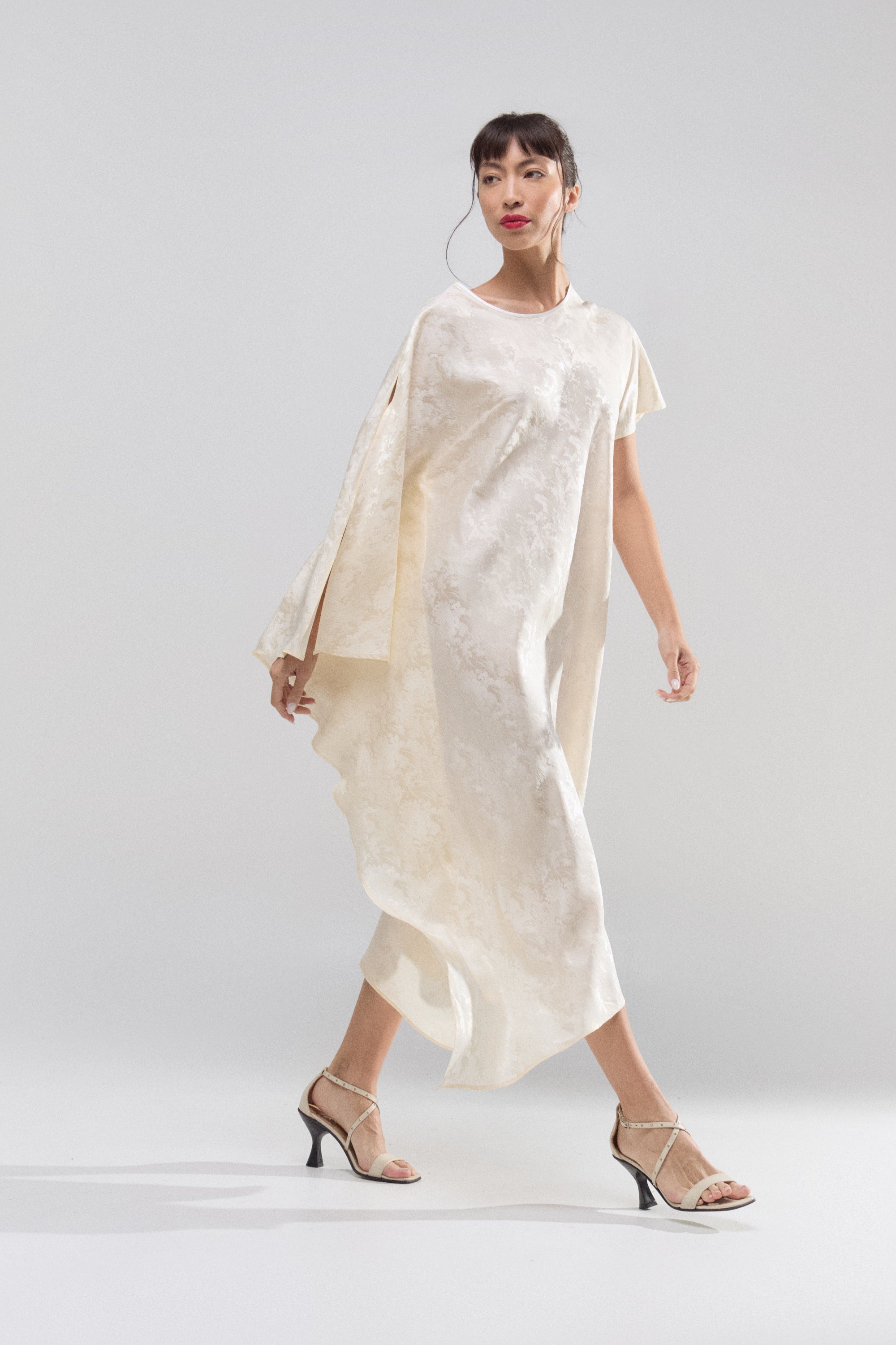 Túnica Jacquard Marfil Lunar