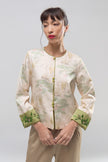 Chaqueta Seda Jardín de Loto