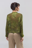 Camisa Seda Verde Oliva Imperial