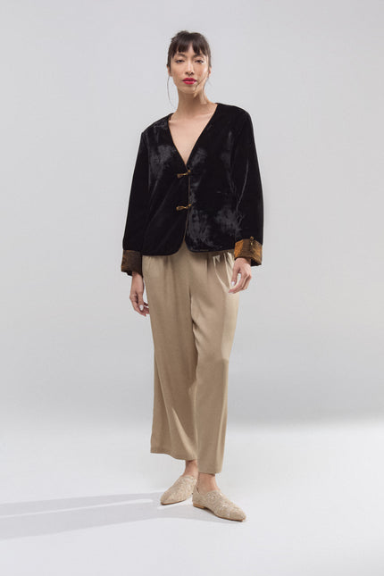 Chaqueta Reversible Noir Doré