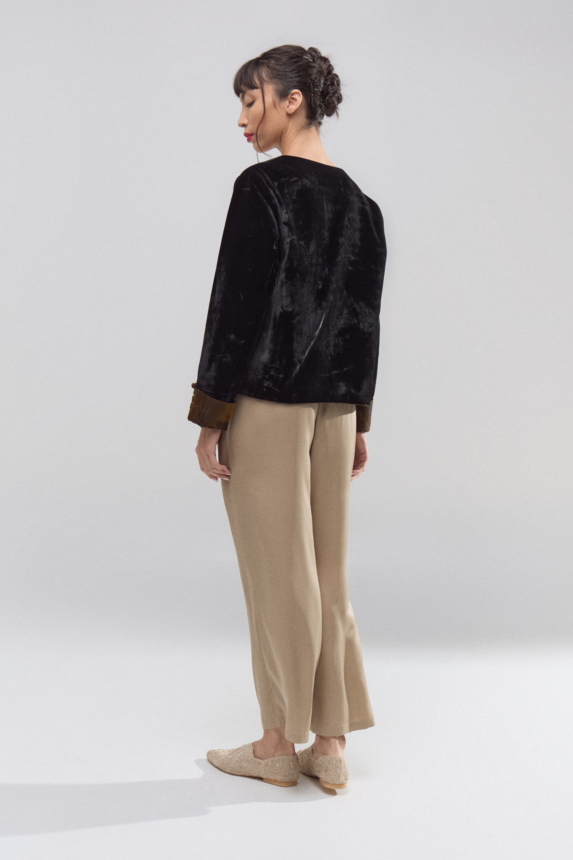 Chaqueta Reversible Noir Doré
