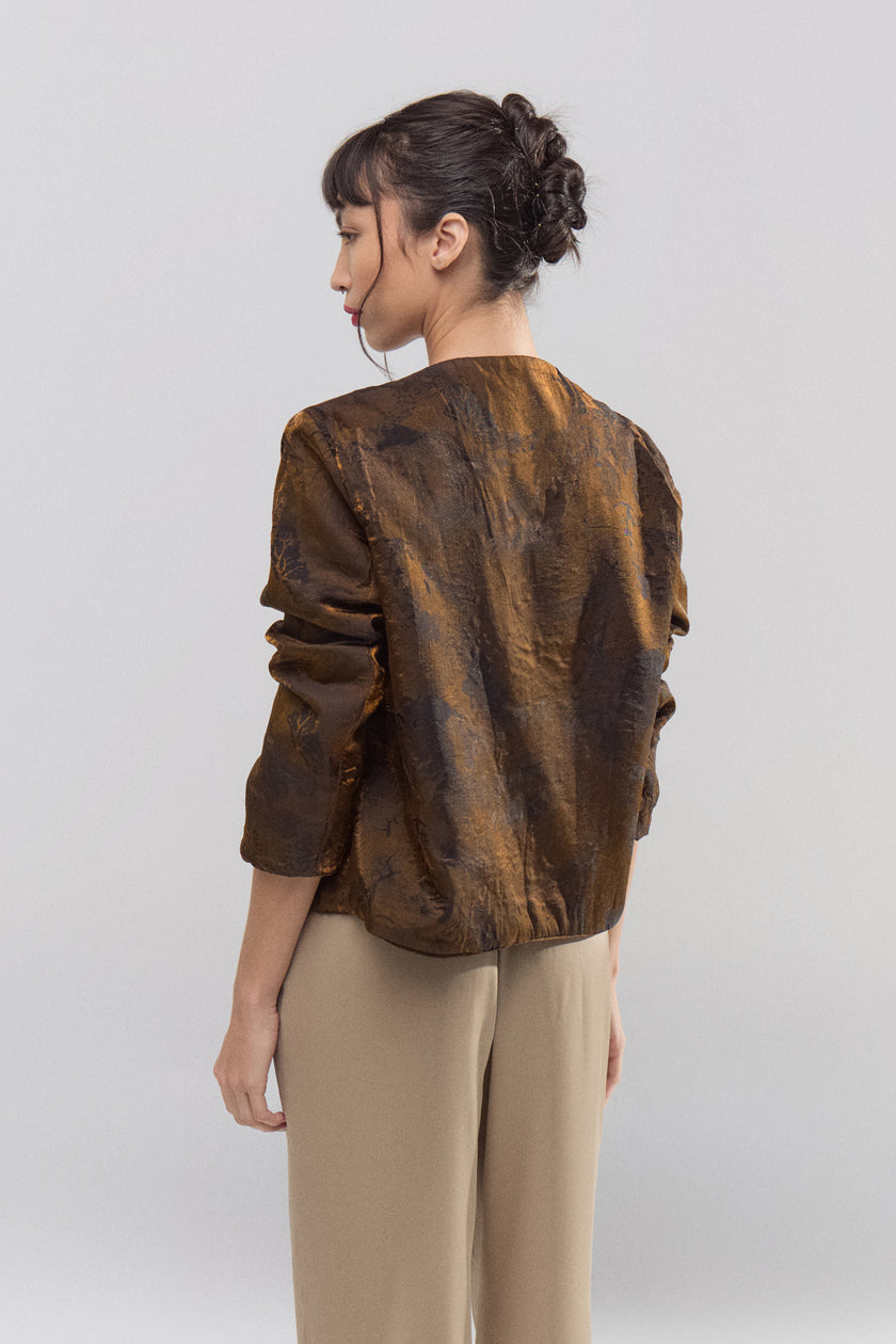 Chaqueta Reversible Noir Doré