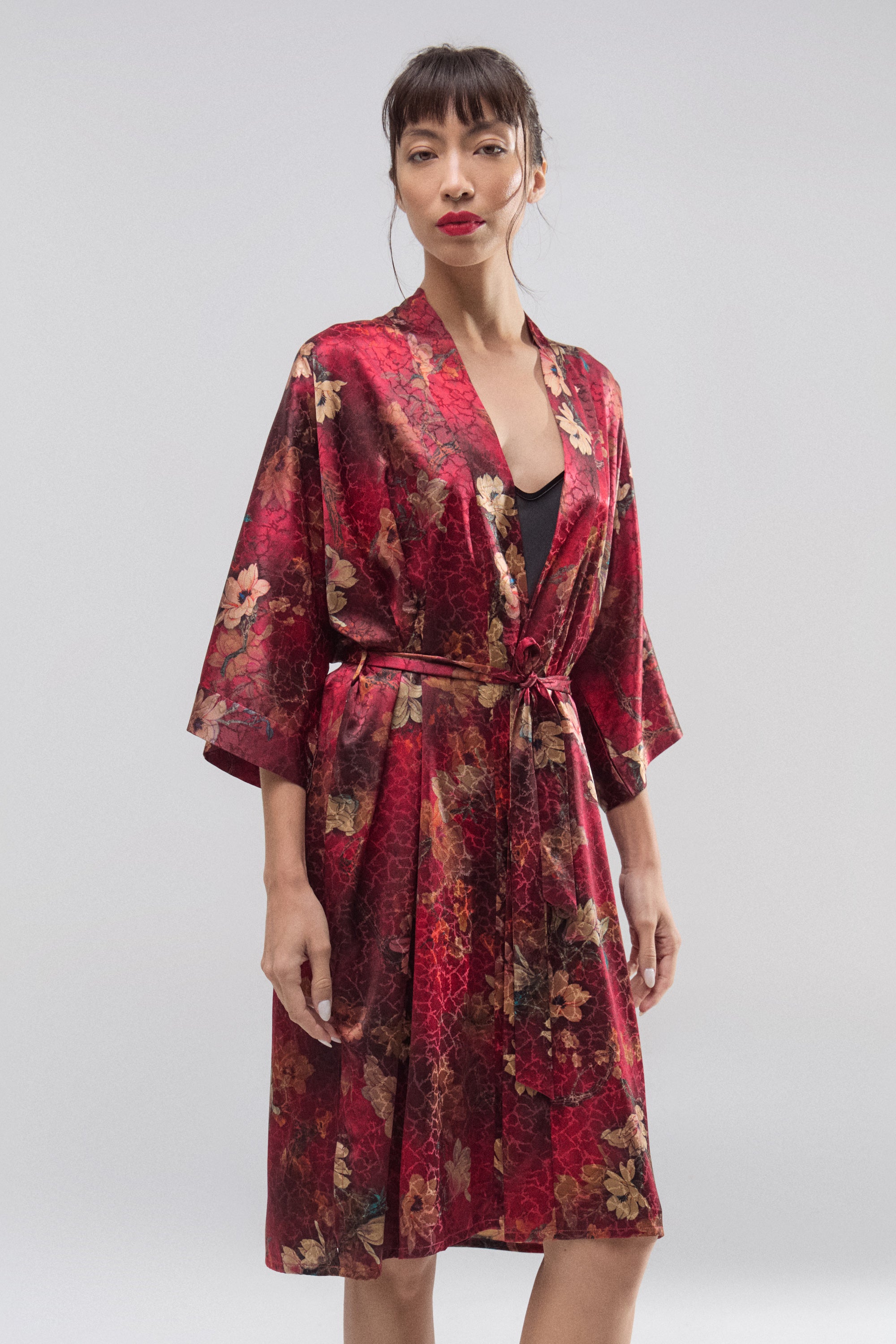 Kimono Jardín Rubí