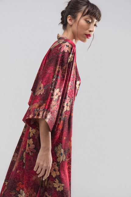 Kimono Jardín Rubí