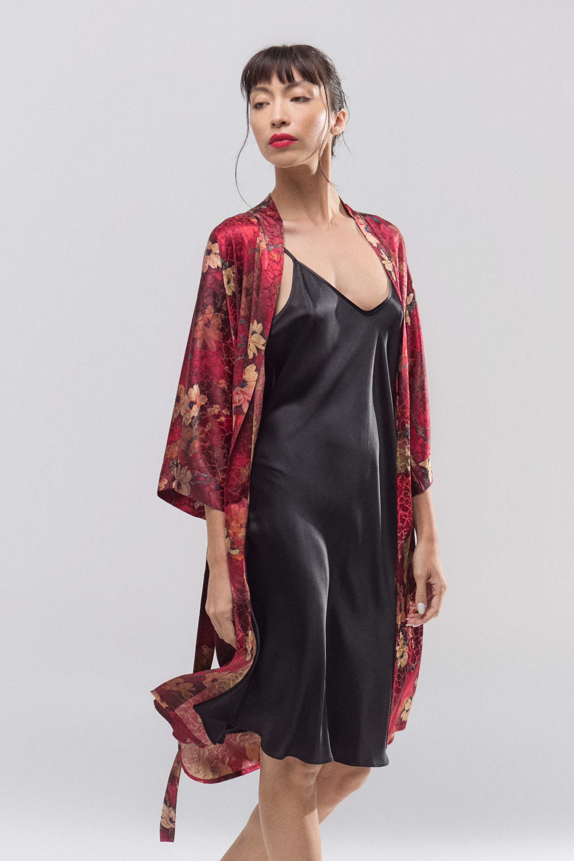 Kimono Jardín Rubí