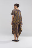 Túnica Aurea de Jacquard en Seda Natural