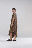 Túnica Aurea de Jacquard en Seda Natural