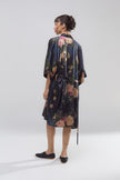 Kimono Nocturne de Seda Natural Estampada