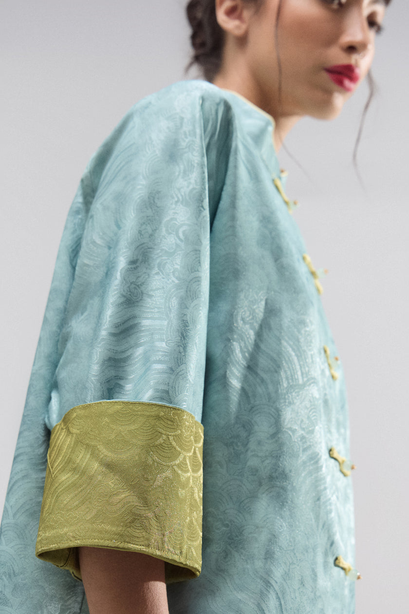 Chaqueta Jade de Seda Natural