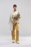Blusa Magnolia de Seda Estampada
