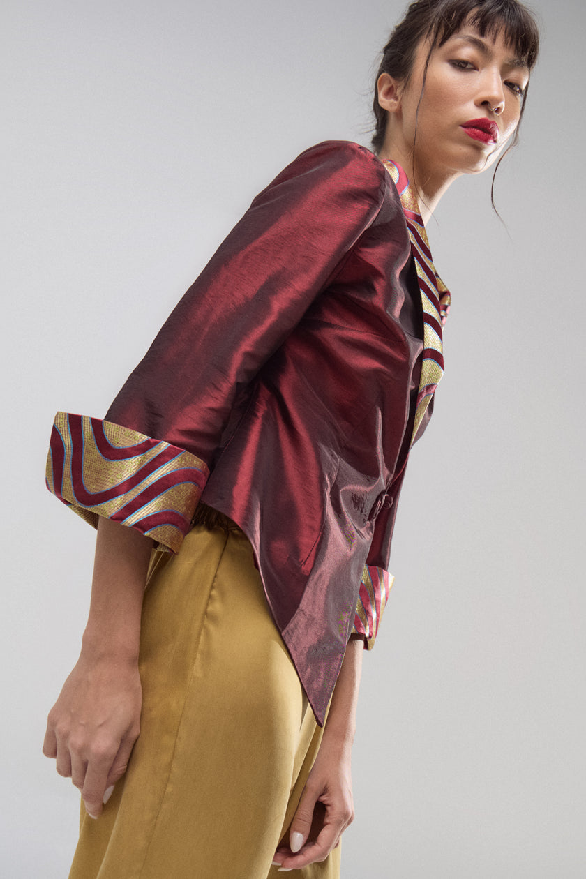 Conjunto de Chaqueta de Shangtun + Pantalón de Seda Natural