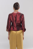 Chaqueta Rubí de Shantung