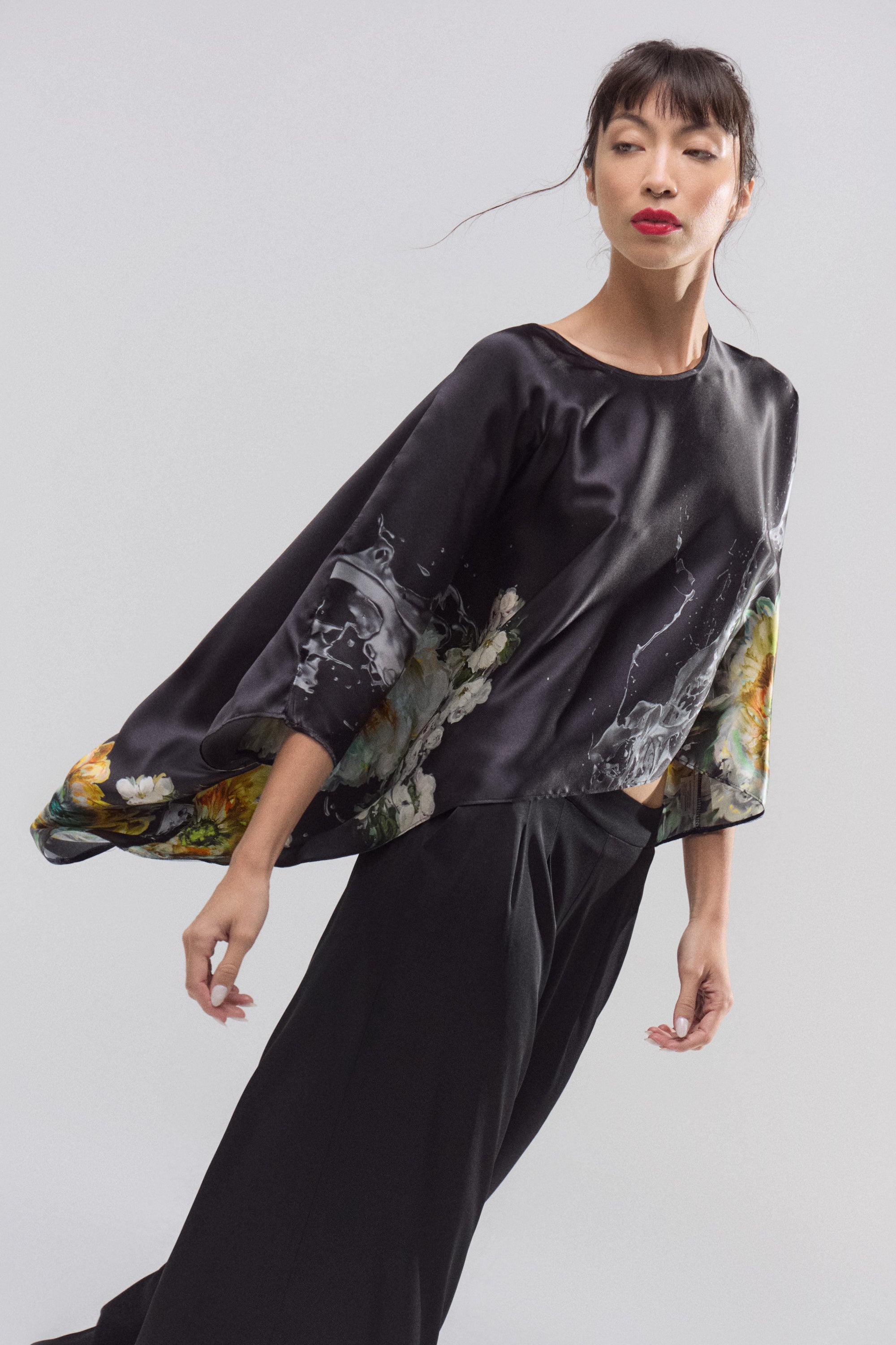 Blusa Jardín de Medianoche