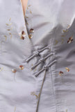 Chaqueta Shantung Flor de Plata