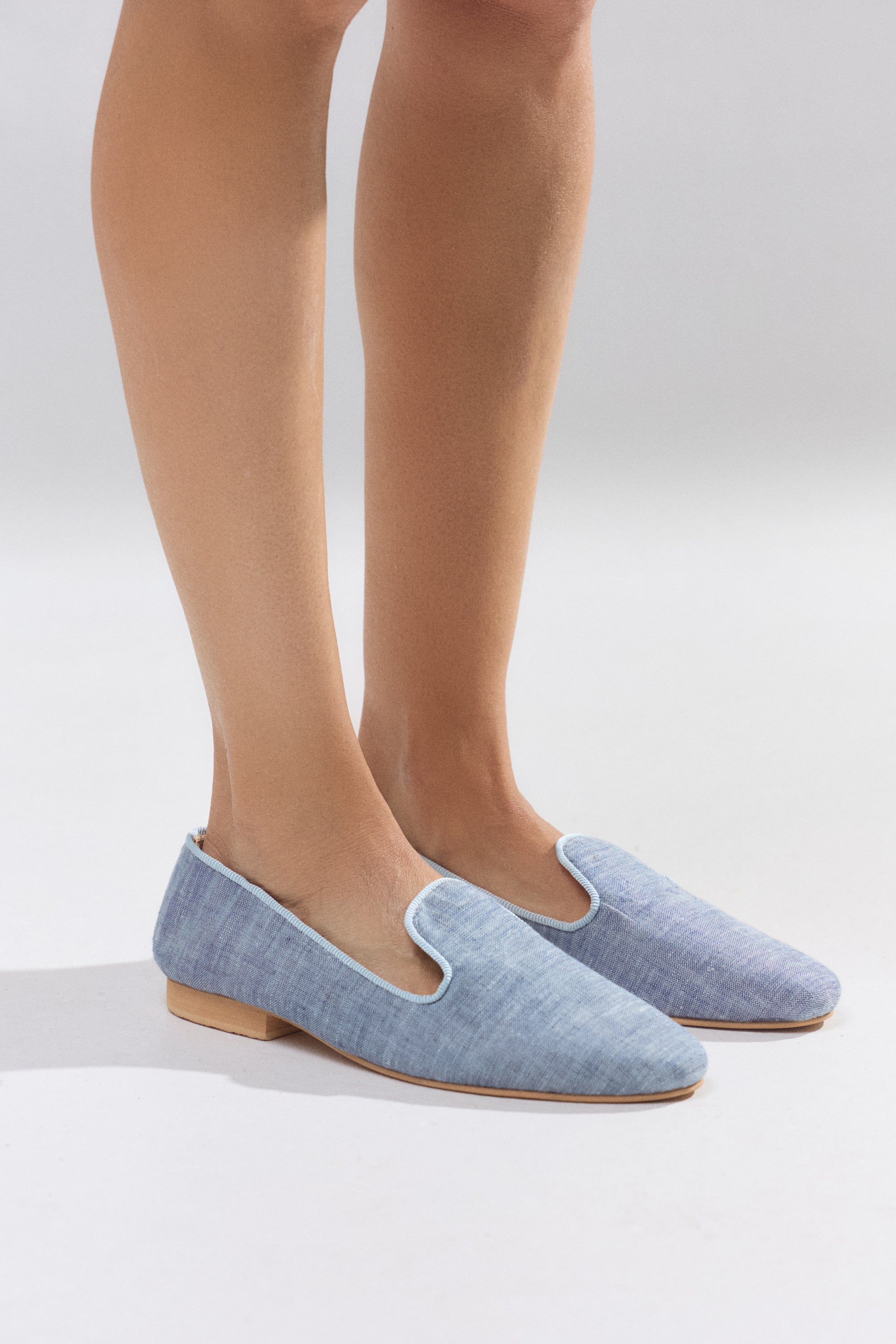 Slippers Lino Azulino