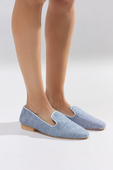 Slippers Lino Azulino