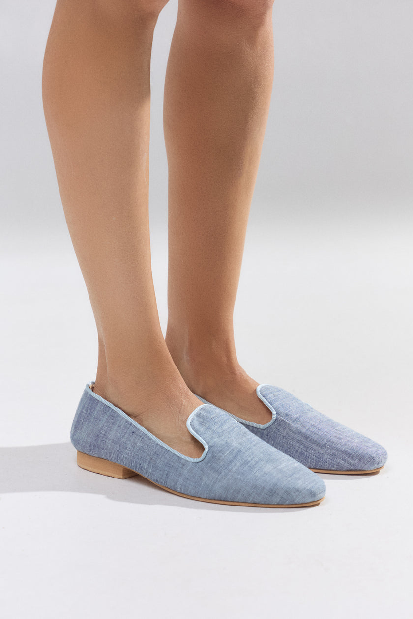 Slippers Lino Azulino