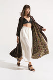 Kimono “Toffee” (chifón forrado en seda)