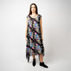 TUNICA DE GASA DE SEDA Estampada