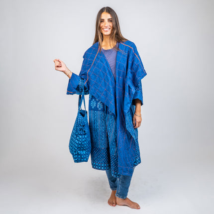 KIMONO DE ALGONDON ESTAMPADO