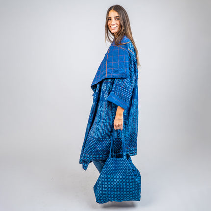 KIMONO DE ALGONDON ESTAMPADO