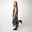TUNICA DE GASA DE SEDA Estampada