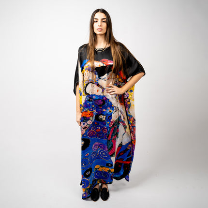 TUNICA SEDA NATURAL ESTAMPADA