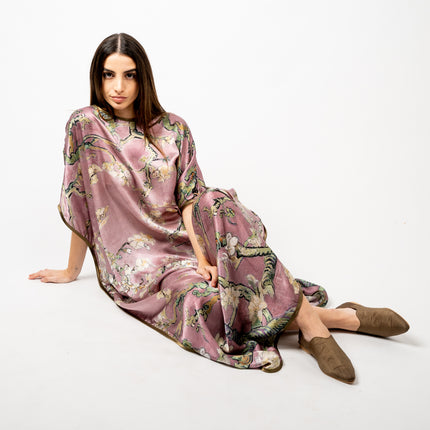 TUNICA SEDA NATURAL ESTAMPADA