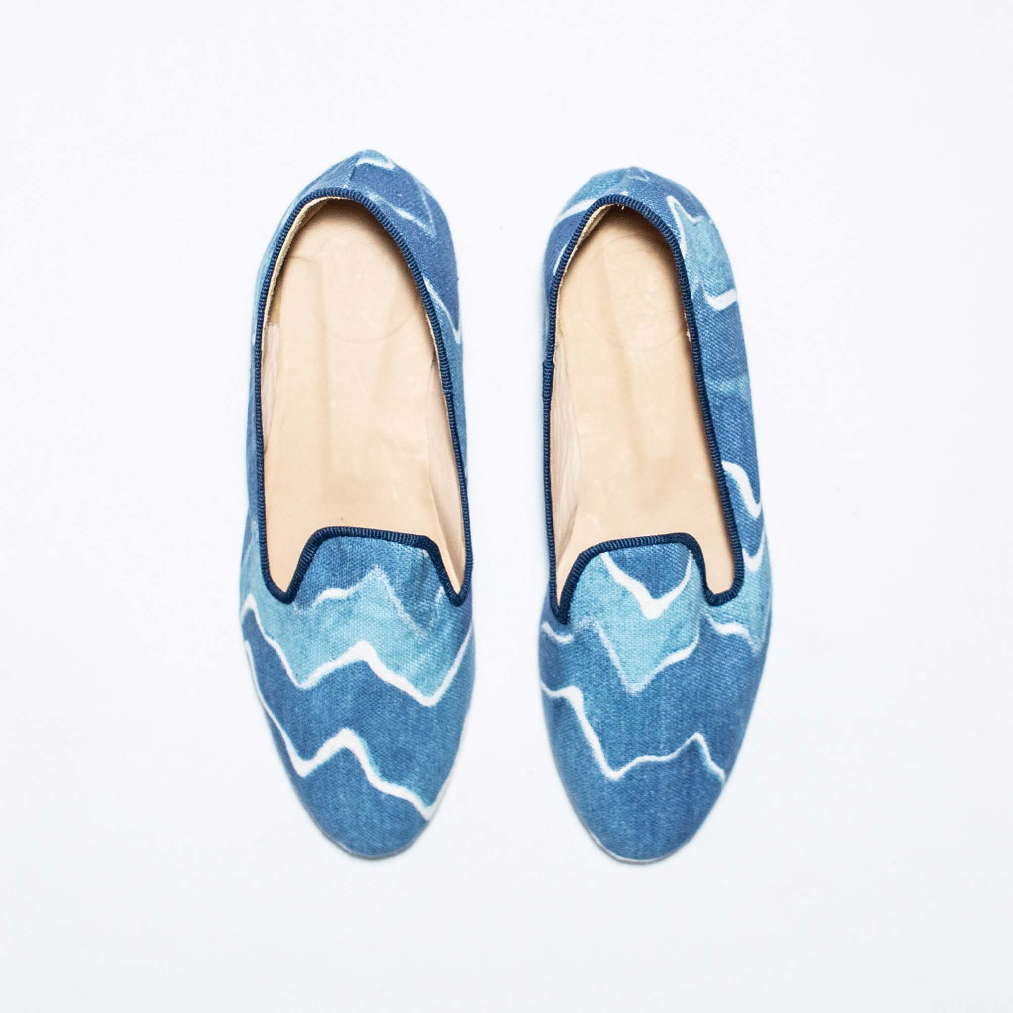 SLIPPERS BLUE WAVES LINO MULTICOLOR