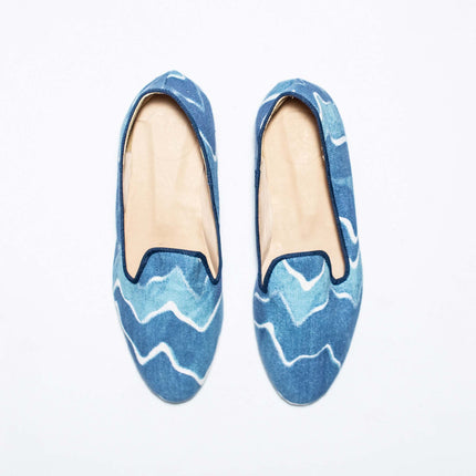 SLIPPERS BLUE WAVES LINO MULTICOLOR