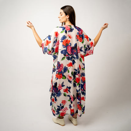 TUNICA GEORGETTE DE SEDA Estampada