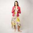TUNICA SEDA NATURAL ESTAMPADA