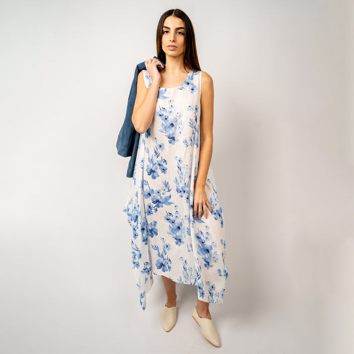 TUNICA LINO BELGA ESTAMPADA