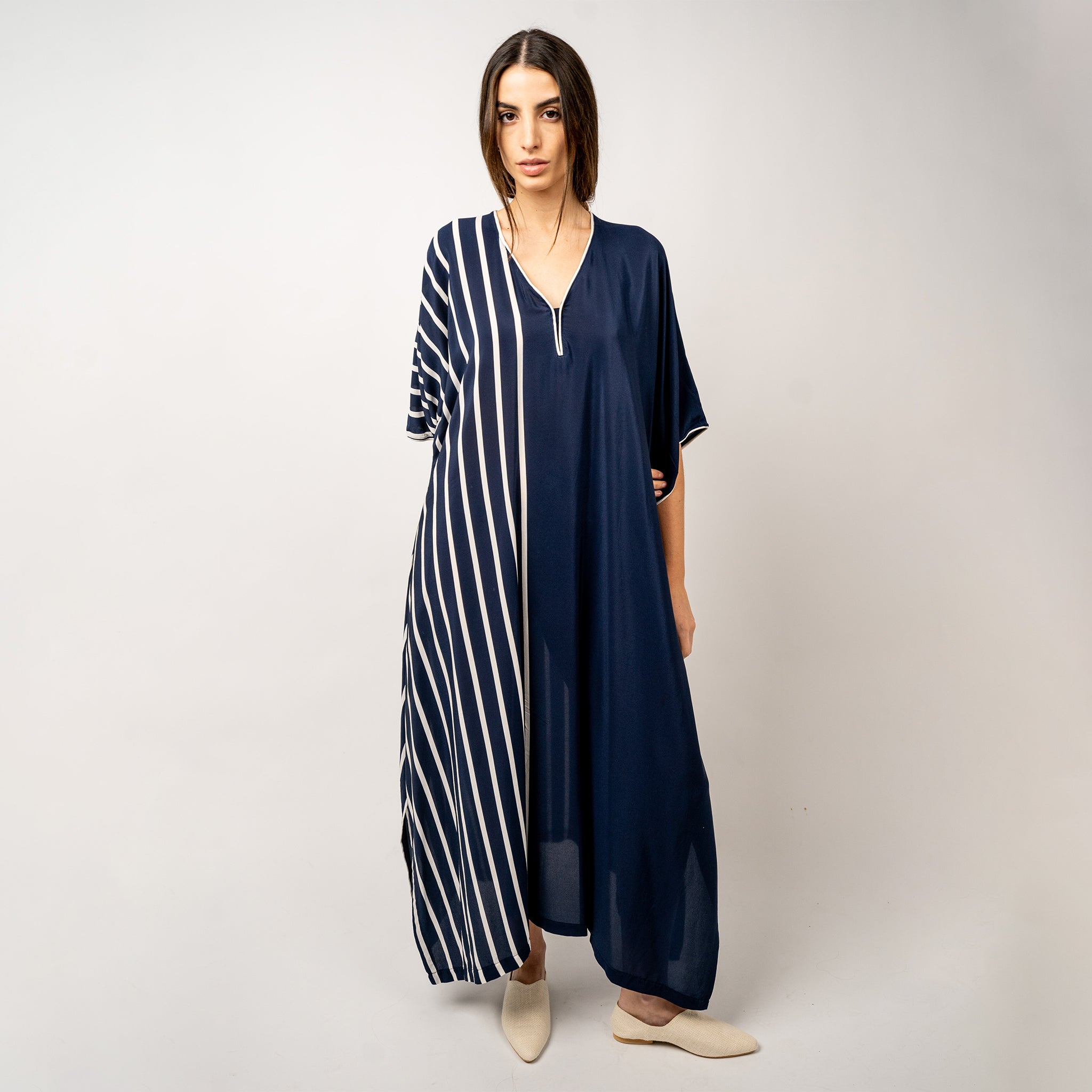 TUNICA SEDA NATURAL ESTAMPADA