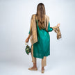 SET KURTA EN ALGODON Y SEDA Y PANTALON