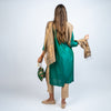 SET KURTA EN ALGODON Y SEDA Y PANTALON
