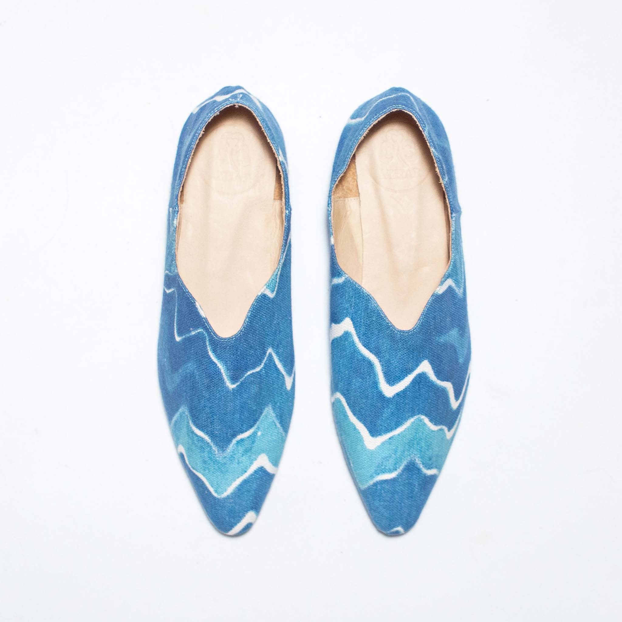 BABUS LINO BELGA ESTAMPADO AZULINO