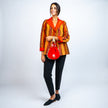 CHAQUETA DE SHANTUNG DE SEDA REVERSIBLE