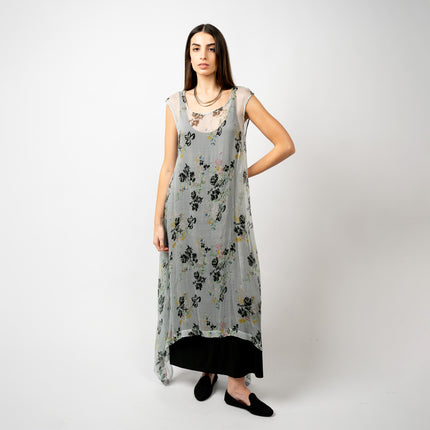 TUNICA GASA DE SEDA Estampada