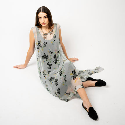 TUNICA GASA DE SEDA Estampada