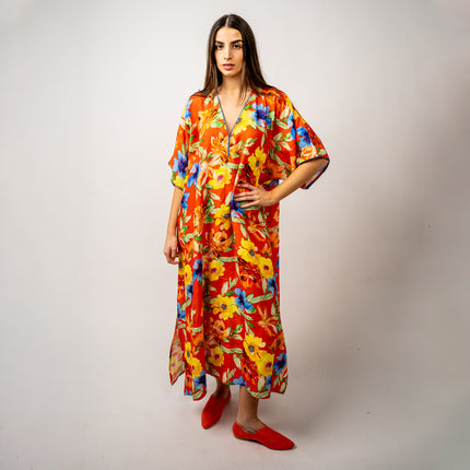 TUNICA LINO BELGA ESTAMPADA