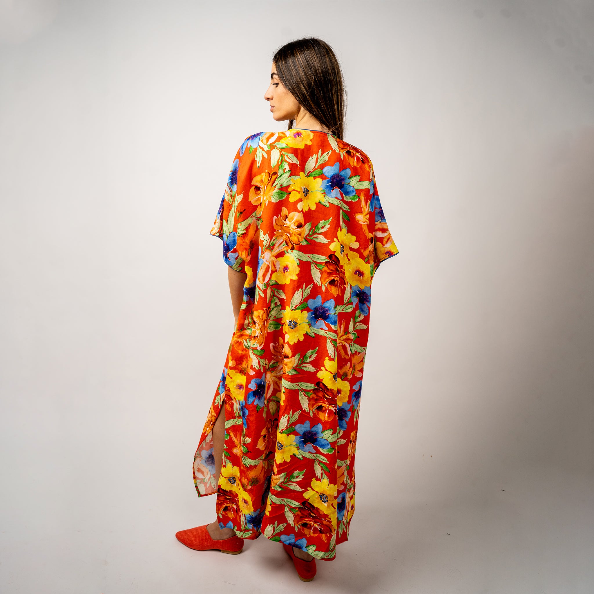 TUNICA LINO BELGA ESTAMPADA