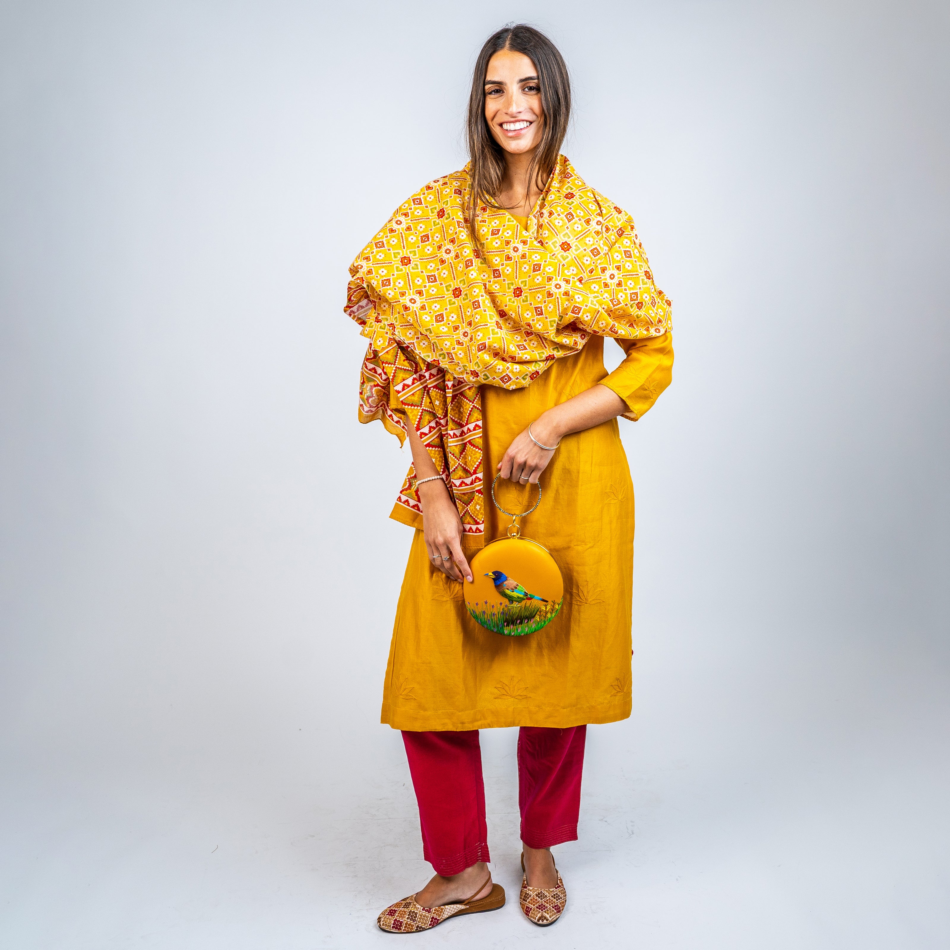 SET KURTA CON PANTALON Y DUPATTA