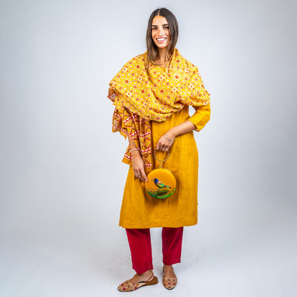 SET KURTA CON PANTALON Y DUPATTA