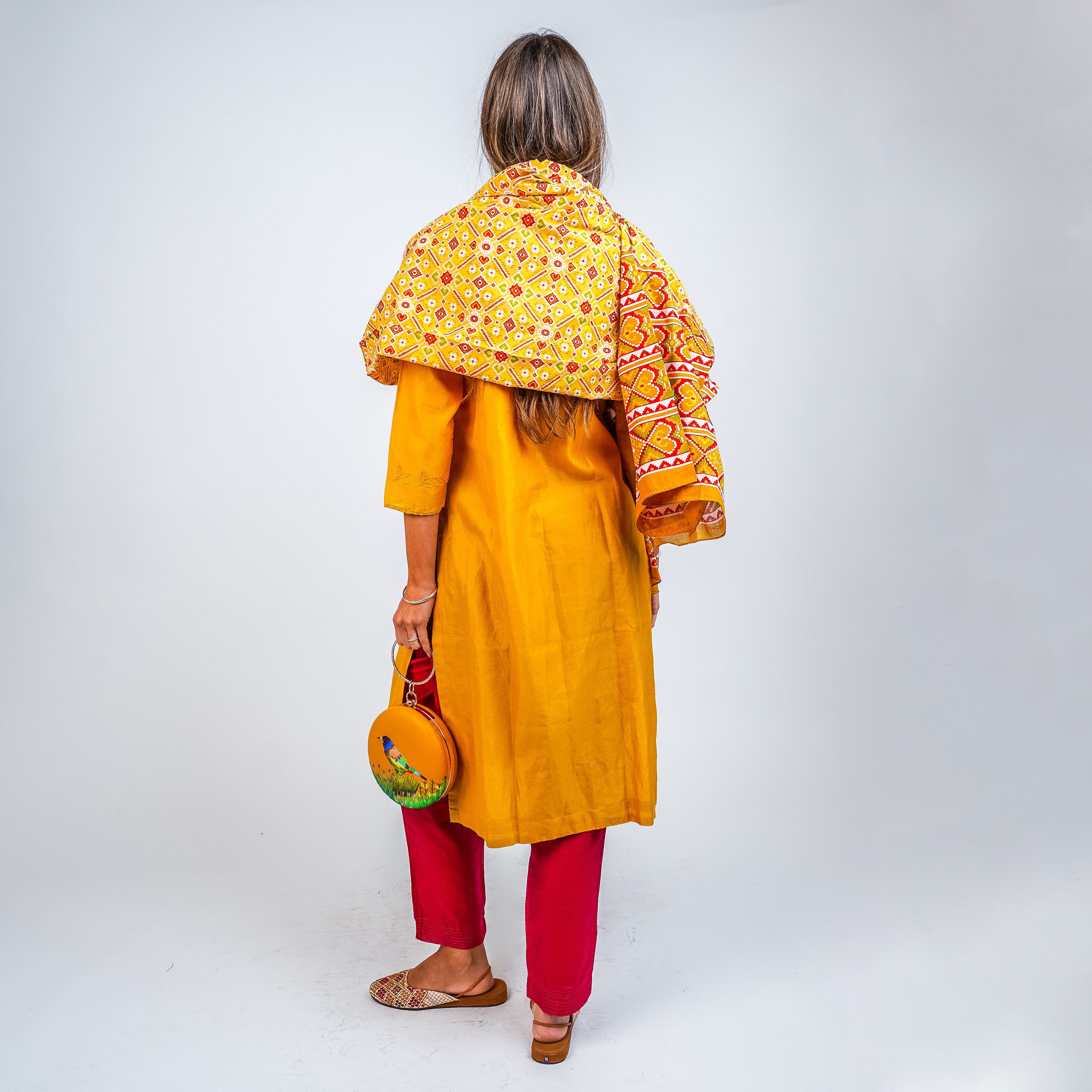 SET KURTA CON PANTALON Y DUPATTA