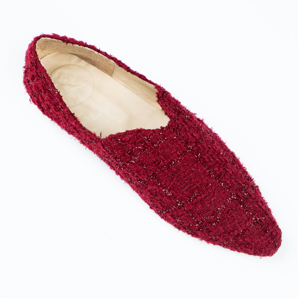 BABUS TWEED DE LANA GRANATE
